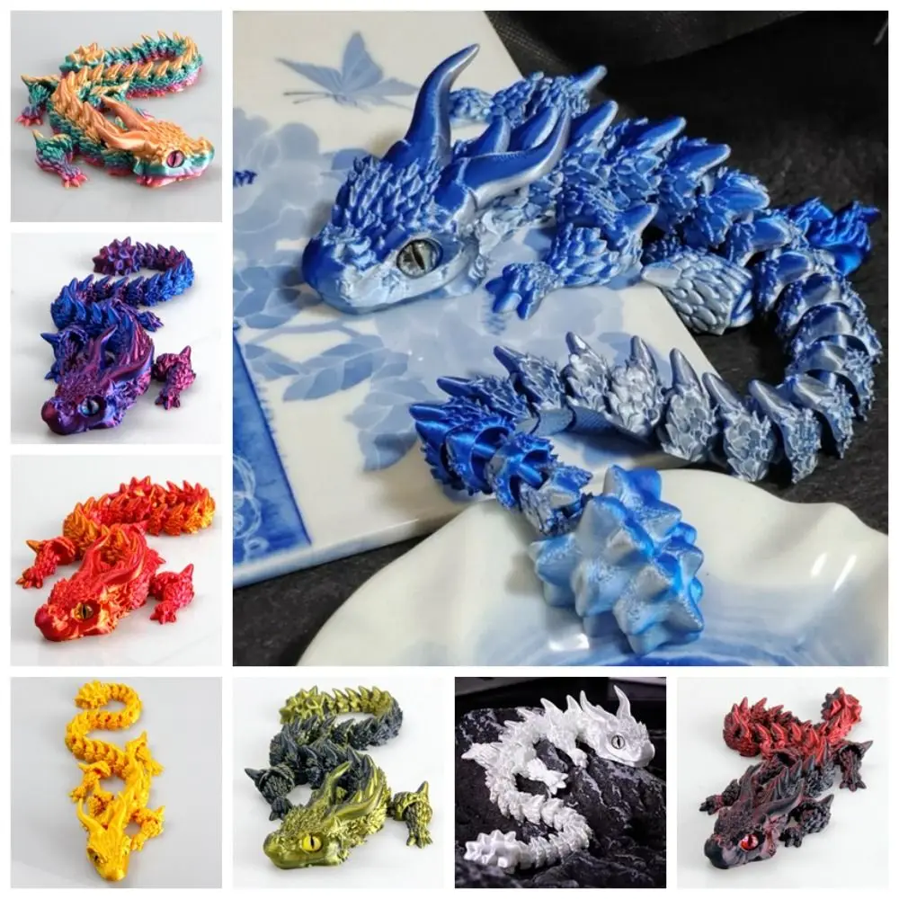 31.5cm 3D Printed Dragon Movable Joints Crafts Gift Articulated Dragon Desktop Ornament Home Office Decor Fidget Toy Adults Kids
31.5cm 3D Printed Dragon Movable Joints Crafts Gift Articulated Dragon Desktop Ornament Home Office Decor Fidget Toy Adults Kids