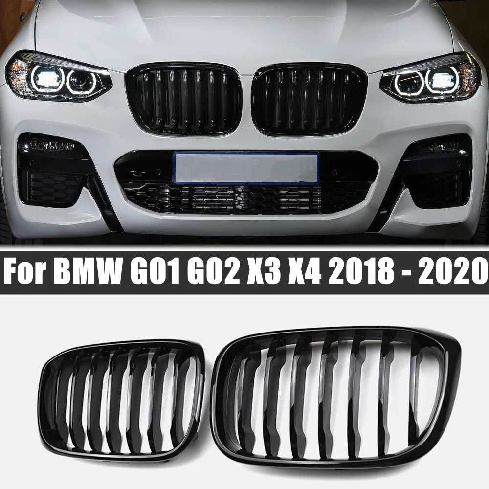 Передний бампер для BMW X3/X4/G01/G02 2018-2021, гоночный гриль, одиночная планка, глянцевый черный, сменные автомобильные аксессуары
Передний бампер для BMW X3/X4/G01/G02 2018-2021, гоночный гриль, одиночная планка, глянцевый черный, сменные автомобильные аксессуары