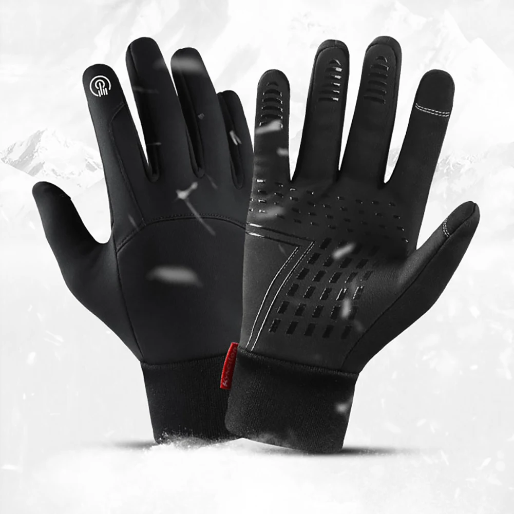 Sports Winter Cycling Gloves Touch Screen Water Resistant Windproof Warm Anti-Slip Plush-lined Full Finger Gloves For Biking
Sports Winter Cycling Gloves Touch Screen Water Resistant Windproof Warm Anti-Slip Plush-lined Full Finger Gloves For Biking