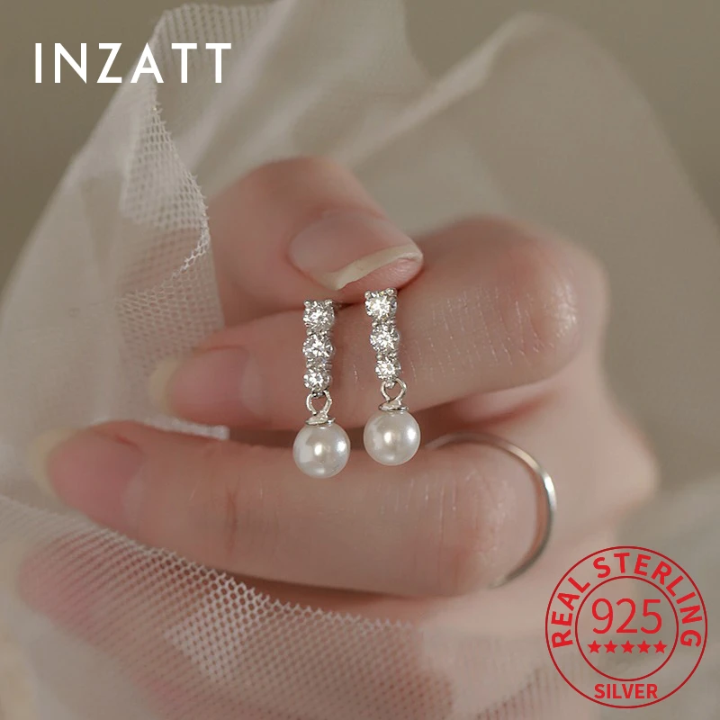 INZATT Real 925 Sterling Silver Pearl Pendant Zircon Stud Earrings for Women Party Trendy Fine Jewelry Light Luxury Accessories
INZATT Real 925 Sterling Silver Pearl Pendant Zircon Stud Earrings for Women Party Trendy Fine Jewelry Light Luxury Accessories