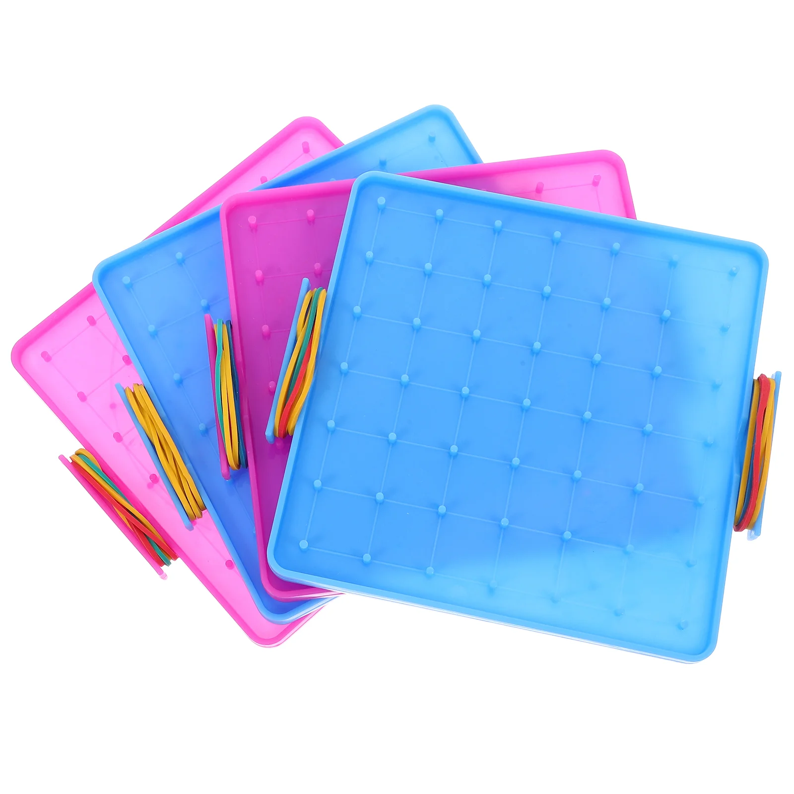 Double Sided Geoboards 14cm 16cm Plastic Nail Board Pegboard Educational Toys for Kids Math Learning Tools Primary School
Double Sided Geoboards 14cm 16cm Plastic Nail Board Pegboard Educational Toys for Kids Math Learning Tools Primary School