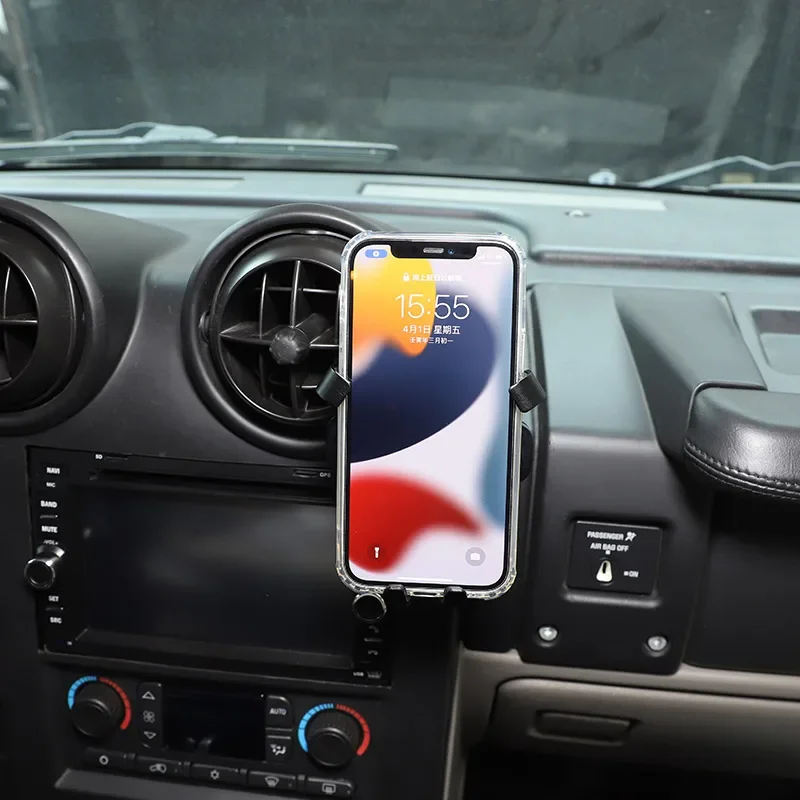 Phone Holder For Hummer H2 2003-2007 Aluminum alloy Black Car Air Vent Mobile Phone Holder Car Phone Holder Car Accessories
Phone Holder For Hummer H2 2003-2007 Aluminum alloy Black Car Air Vent Mobile Phone Holder Car Phone Holder Car Accessories