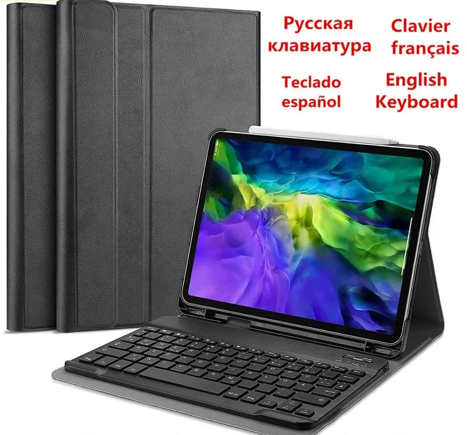 Keyboard Case For iPad Pro 11 2022 2021 Case Keyboard W Pencil holder Cover For iPad Pro 11 2020 2018 Keypad Russian Keyboard
Keyboard Case For iPad Pro 11 2022 2021 Case Keyboard W Pencil holder Cover For iPad Pro 11 2020 2018 Keypad Russian Keyboard