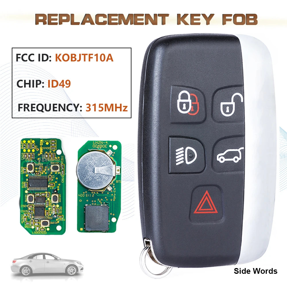 KEYECU 315/433 МГц FCC: kf 2012, 5 кнопок, для Land Rover LR2 LR4 2017-Land Rover Evoque Sport
KEYECU 315/433 МГц FCC: kf 2012, 5 кнопок, для Land Rover LR2 LR4 2017-Land Rover Evoque Sport