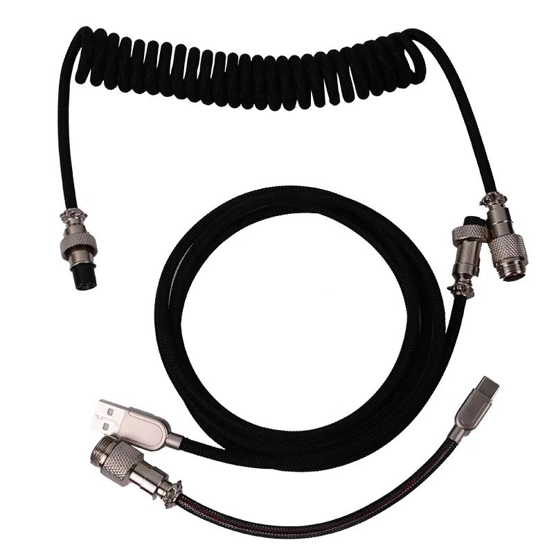 Spring Dazzling Colourful Keyboard Data Cable Glowing Gaming Mechanical Keyboard Navigation Plug Cable Glowing Cord Data Cable
Spring Dazzling Colourful Keyboard Data Cable Glowing Gaming Mechanical Keyboard Navigation Plug Cable Glowing Cord Data Cable