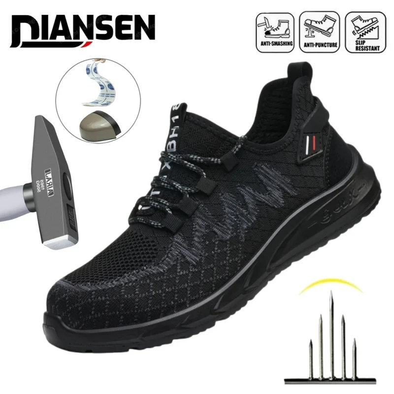 Work Sneakers Steel Toe Shoes Men Safety Shoes Puncture-Proof Work Shoes Boots Fashion Indestructible Security Footwear
Work Sneakers Steel Toe Shoes Men Safety Shoes Puncture-Proof Work Shoes Boots Fashion Indestructible Security Footwear
