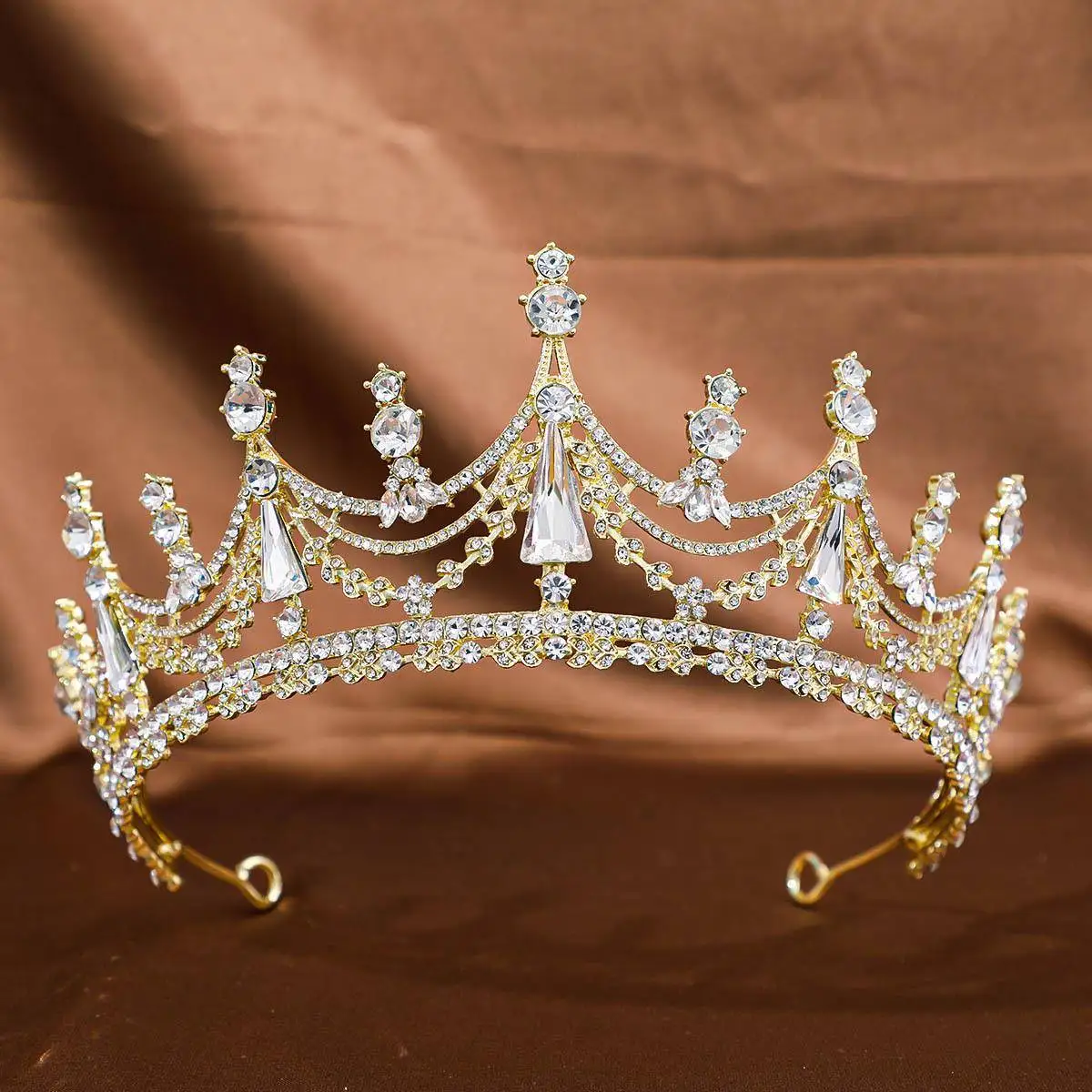 Best Selling Half round Rhinestone Crown Hairband Headwear Princess Wedding Dress Accessory Bridal Crown Wedding Headpiece
Best Selling Half round Rhinestone Crown Hairband Headwear Princess Wedding Dress Accessory Bridal Crown Wedding Headpiece