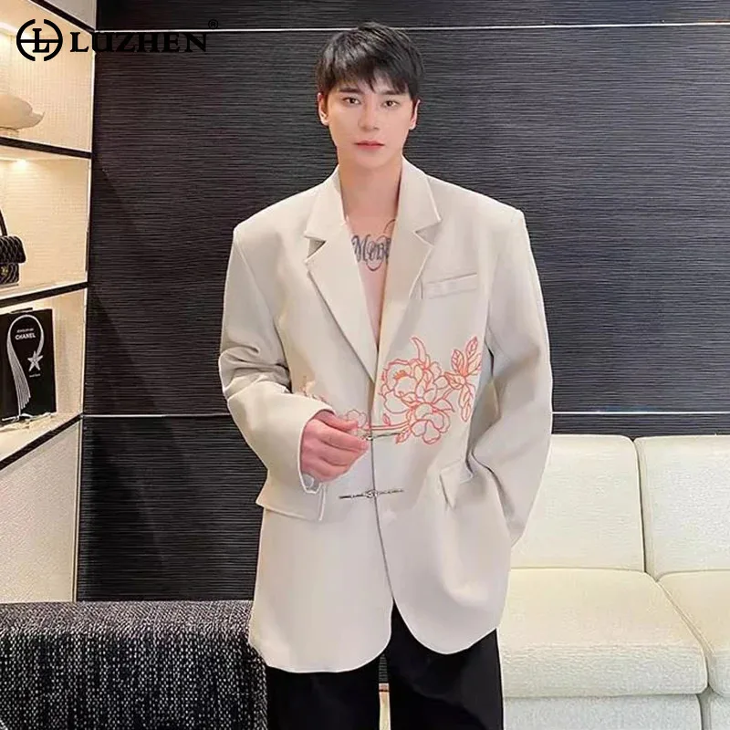 Мужской пиджак LUZHEN 2026: Новинка весенней коллекции с вышивкой, воротником-стойкой, элегантный, с подплечниками, модель JY6223
Мужской пиджак LUZHEN 2026: Новинка весенней коллекции с вышивкой, воротником-стойкой, элегантный, с подплечниками, модель JY6223