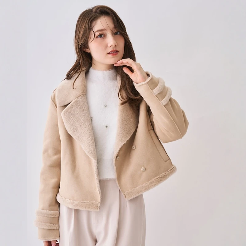 Torowee 25 New Faionable Japanese Sle Ladies Jaet ort Coat Versatile Long Sve Double Button Closure Other Material
Torowee 25 New Faionable Japanese Sle Ladies Jaet ort Coat Versatile Long Sve Double Button Closure Other Material