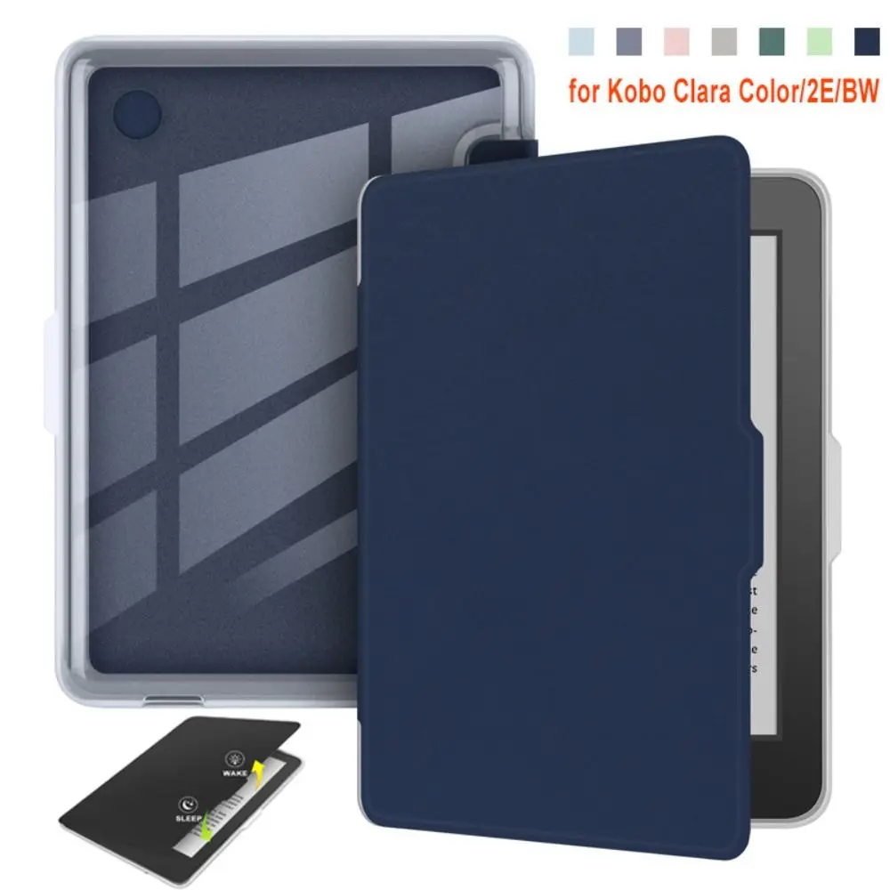 Auto Sleep/Wake e-Reader Case 6 inch Shockproof N367 Folio Cover Ultra Slim Leather Protective Shell for KOBO Clara Colour/BW/2E
Auto Sleep/Wake e-Reader Case 6 inch Shockproof N367 Folio Cover Ultra Slim Leather Protective Shell for KOBO Clara Colour/BW/2E