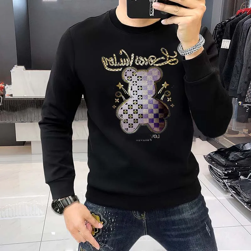 New Men's Sweater Luxury Trend Bear Male Hoodies Winter Slim Pullover Streetwear Hipster Top FashionYouth Casual Man Clothing
New Men's Sweater Luxury Trend Bear Male Hoodies Winter Slim Pullover Streetwear Hipster Top FashionYouth Casual Man Clothing