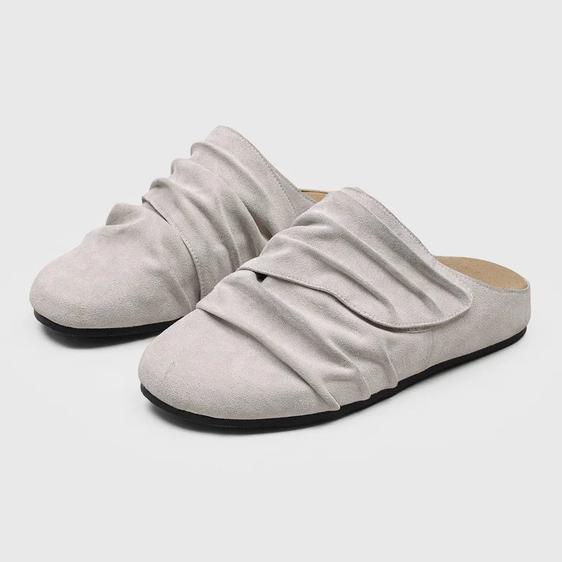 Mocha Pleated Lazy Half Drag M Ü Ller Shoes Are Breathable Non Slip Lazy Relaxing Suitable for Commuting Leisure
Mocha Pleated Lazy Half Drag M Ü Ller Shoes Are Breathable Non Slip Lazy Relaxing Suitable for Commuting Leisure
