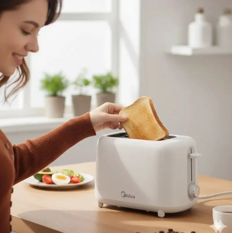 Midea Automatic Sandwich Toaster - Home Breakfast Machine New Style Toast Maker for Toast And Home Use
Midea Automatic Sandwich Toaster - Home Breakfast Machine New Style Toast Maker for Toast And Home Use