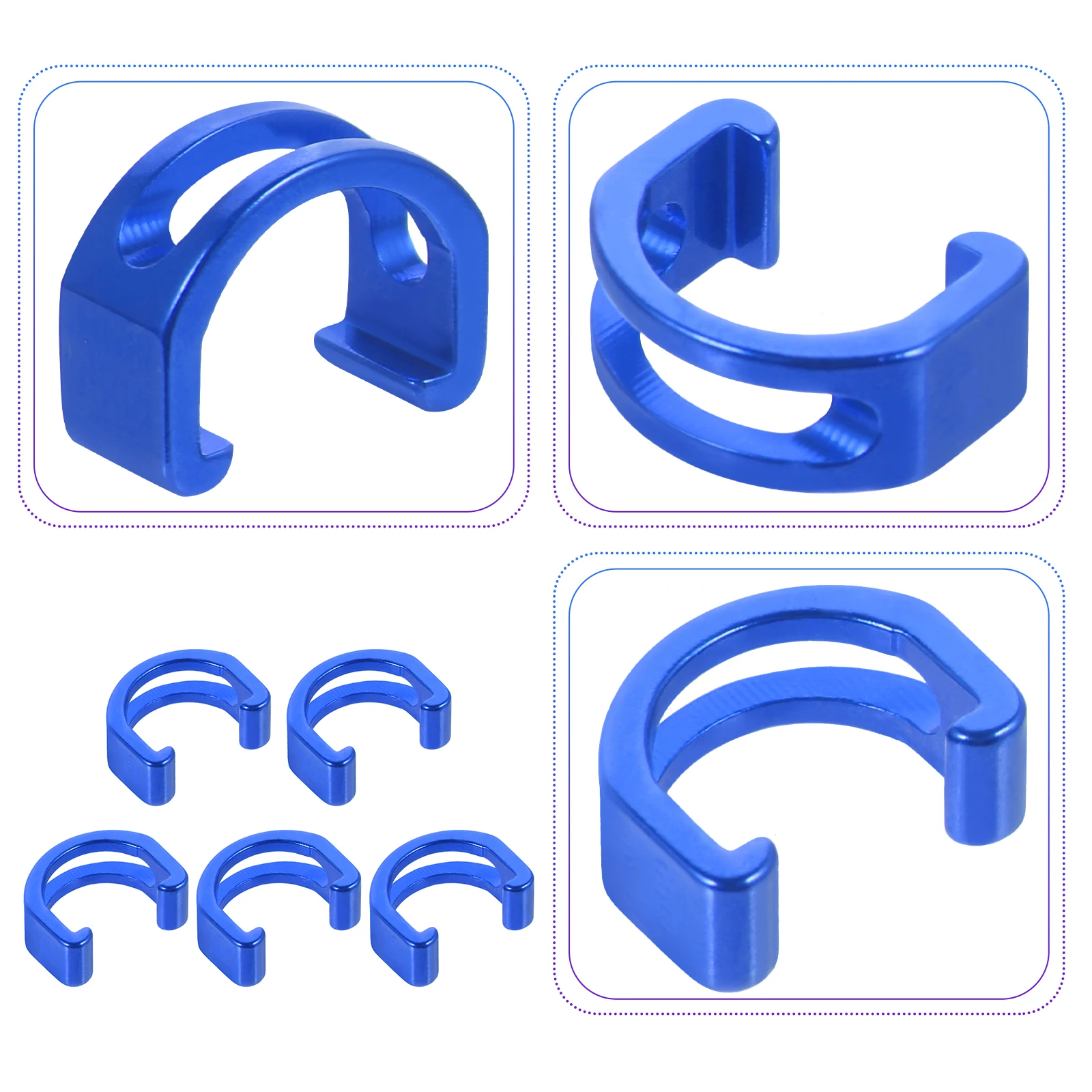 5pcs Bicycle Buckle Wire Clamps Tubing Clips C Shaped Brake Line Frame Fixture Strong Reliable Road Folding Bike Cable
5pcs Bicycle Buckle Wire Clamps Tubing Clips C Shaped Brake Line Frame Fixture Strong Reliable Road Folding Bike Cable