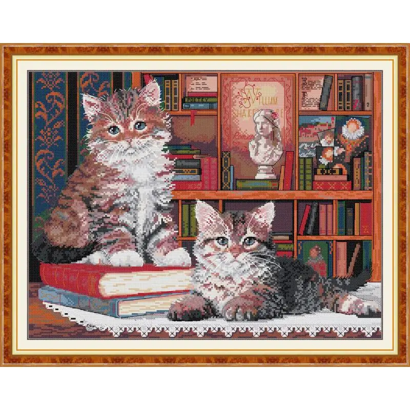 Maydear Full Cross Stitch Kit, 11CT/14CT/16CT/9CT Aida Fabric,DMC Threads Sewing Pattern Embroidery Set-The Learned Cat
Maydear Full Cross Stitch Kit, 11CT/14CT/16CT/9CT Aida Fabric,DMC Threads Sewing Pattern Embroidery Set-The Learned Cat