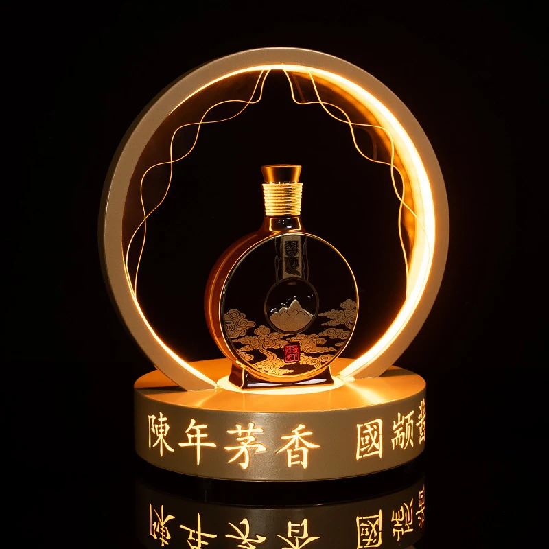 LEDLuminous liquor stand, Moutai wine display rack, luminous Guojiao sauce-flavored liquor display stand, Junpin liquor accessor
LEDLuminous liquor stand, Moutai wine display rack, luminous Guojiao sauce-flavored liquor display stand, Junpin liquor accessor