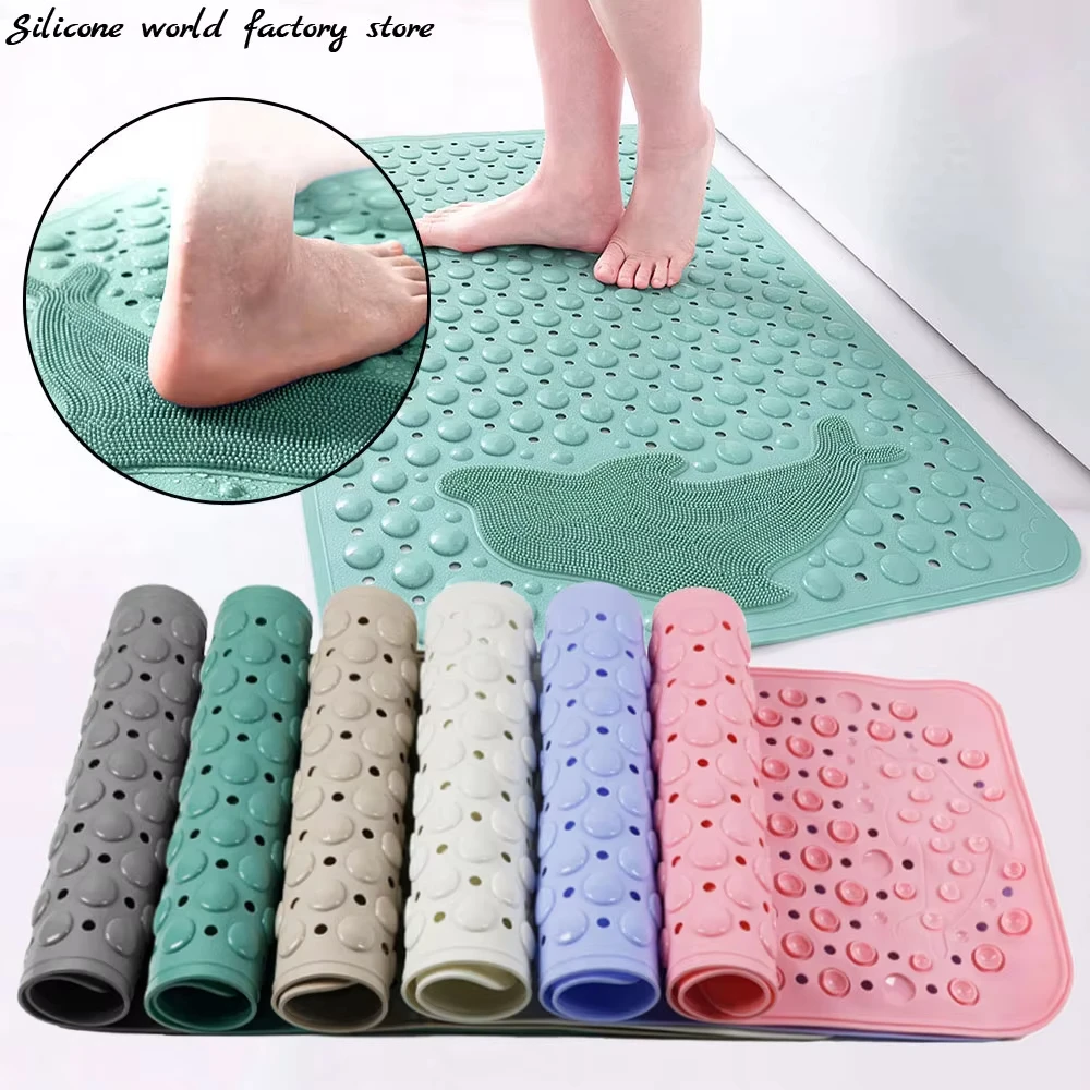 1pc Dolphin Rectangular Non-Slip Mat, 35*70cm PVC Anti-skip Bath Mats for Bathroom, Massage Bathtub Mat Safe Rugs Foot Mats mat
1pc Dolphin Rectangular Non-Slip Mat, 35*70cm PVC Anti-skip Bath Mats for Bathroom, Massage Bathtub Mat Safe Rugs Foot Mats mat