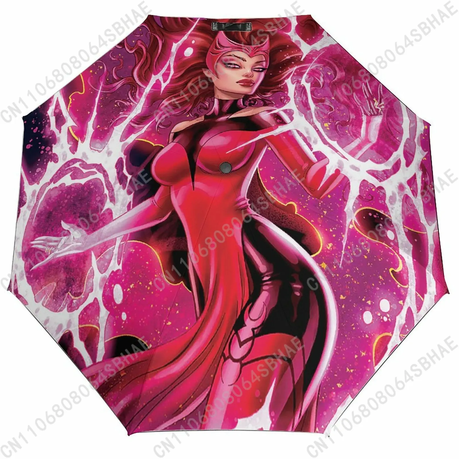 Marvel Scarlet Witch Automatic Foldable Umbrella One Button Umbrella with Black Coating Umbrella with Matching Pouch Cosplay
Marvel Scarlet Witch Automatic Foldable Umbrella One Button Umbrella with Black Coating Umbrella with Matching Pouch Cosplay