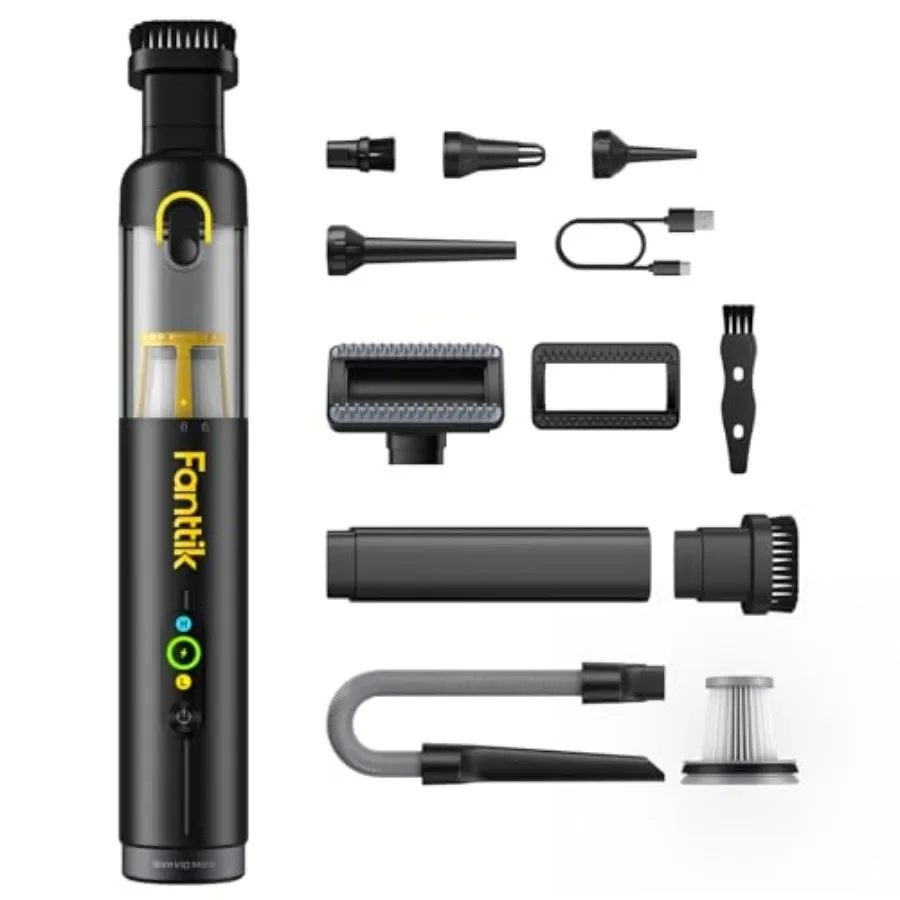 Slim V10 Mate Cordless Car Vacuum, 4-in-1 Portable Mini Handheld Vacuum, 17000pa Suction Power, Upgraded Smart Display, 2 Suctio
Slim V10 Mate Cordless Car Vacuum, 4-in-1 Portable Mini Handheld Vacuum, 17000pa Suction Power, Upgraded Smart Display, 2 Suctio