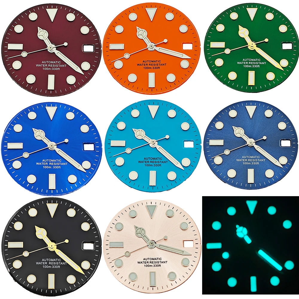 Циферблат часов RICHUS NH35 28,5 мм, черный, зеленый, розовый, синий, синий, зеленый, светящийся, подходит для NH35 NH36, аксессуары для часов с механизмом, детали
Циферблат часов RICHUS NH35 28,5 мм, черный, зеленый, розовый, синий, синий, зеленый, светящийся, подходит для NH35 NH36, аксессуары для часов с механизмом, детали