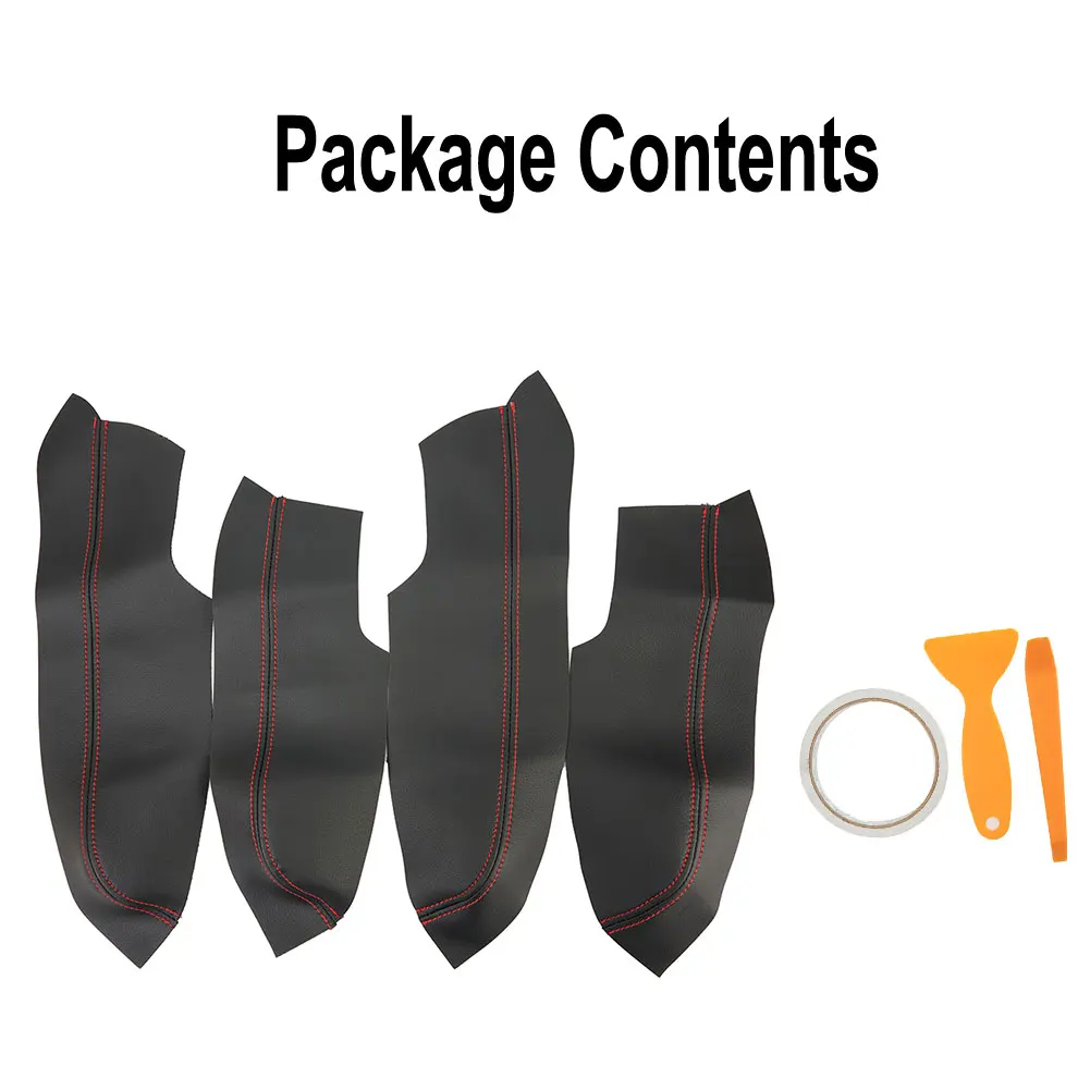 Left & Right Door Armrest Cover Microfiber leather Parts Replacement 4pcs/kit Accessories Black Car seat Useful
Left & Right Door Armrest Cover Microfiber leather Parts Replacement 4pcs/kit Accessories Black Car seat Useful