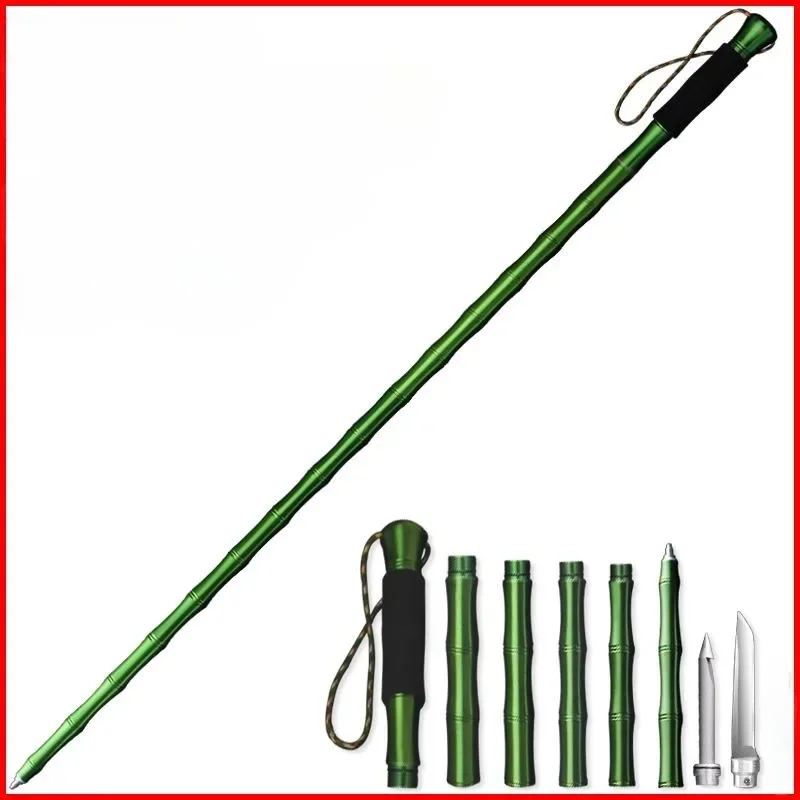 Aluminium Alloy Walking Sticks Outdoors Defend Oneself Stick Mountaineering Multifunction Anti-slip Portable Folding Alpenstock
Aluminium Alloy Walking Sticks Outdoors Defend Oneself Stick Mountaineering Multifunction Anti-slip Portable Folding Alpenstock