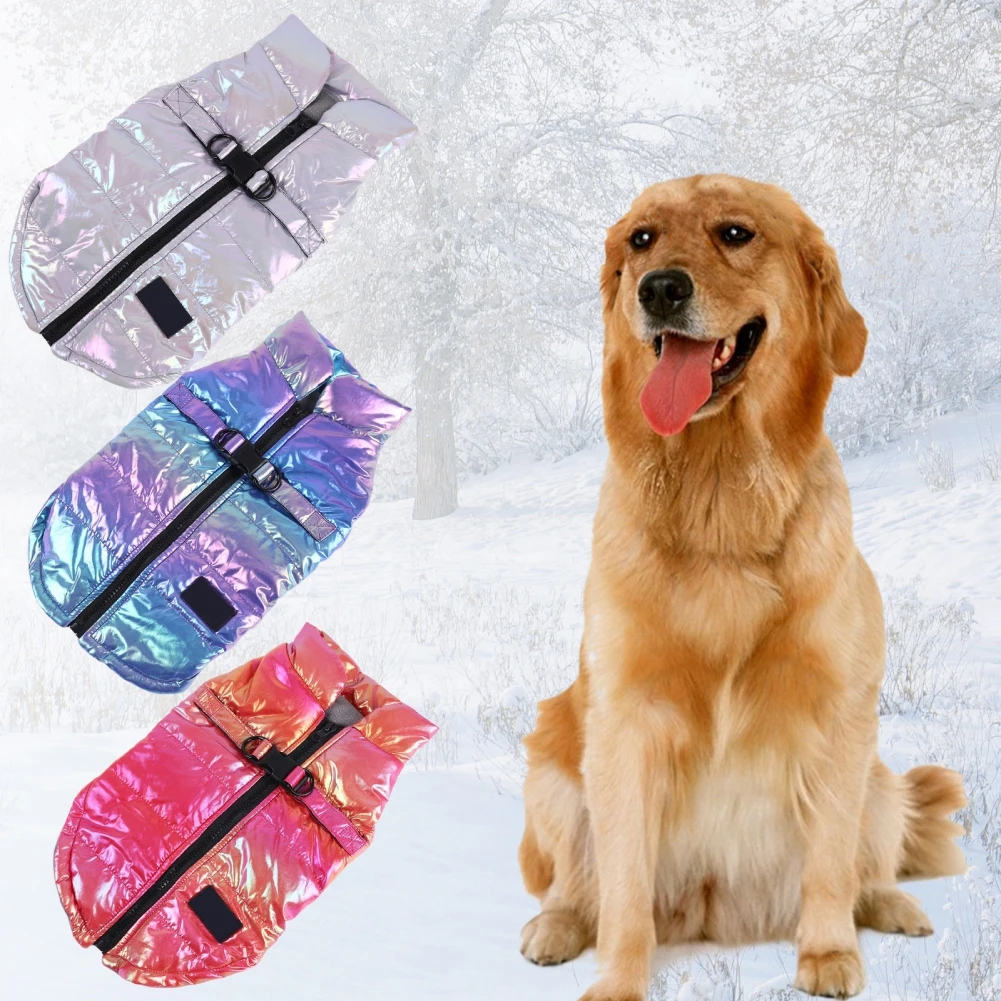 Waterproof Winter Warm Dog Jacket Gradient Dog Vest Fleece Jacket with Harness Dog Clothes for Small Medium Dogs Zipper Vest
Waterproof Winter Warm Dog Jacket Gradient Dog Vest Fleece Jacket with Harness Dog Clothes for Small Medium Dogs Zipper Vest
