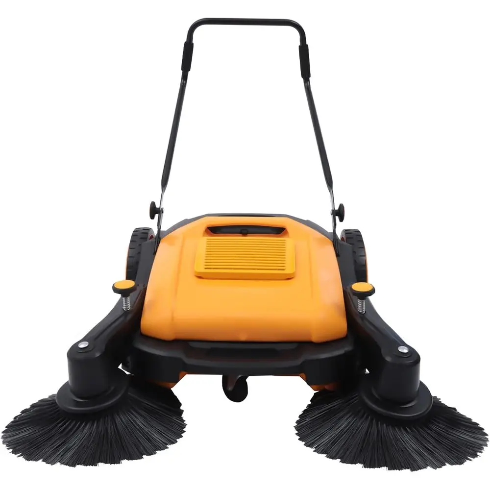 TCL 41 Inch Hand Push Industrial Sweeper, Yellow Outdoor and Indoor Sweeper with 14.5 Gal Large Waste Container, 39,611 Square e
TCL 41 Inch Hand Push Industrial Sweeper, Yellow Outdoor and Indoor Sweeper with 14.5 Gal Large Waste Container, 39,611 Square e