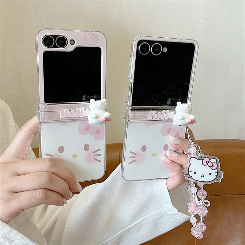Cute Hello Kitty Phone Case For Samsung Galaxy Z Flip 3 4 5 6 7 FE Clear Pink Cartoon Bear Charm Hinge Cover Soft Shell Shockpro
Cute Hello Kitty Phone Case For Samsung Galaxy Z Flip 3 4 5 6 7 FE Clear Pink Cartoon Bear Charm Hinge Cover Soft Shell Shockpro