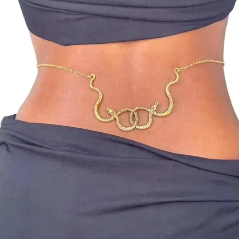 Elegant Body Chain for Women Double Snake Waist Chain Belly Chain for Female NightClub Chain Belt Body Jewelry
Elegant Body Chain for Women Double Snake Waist Chain Belly Chain for Female NightClub Chain Belt Body Jewelry