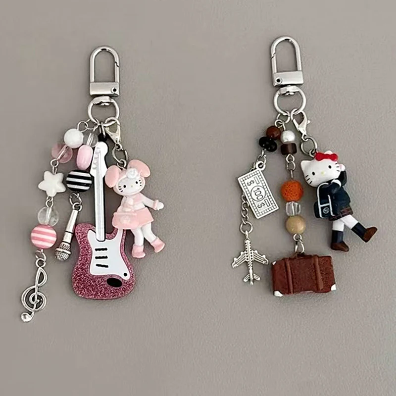 Sanrios Cute Cartoon Hellokittys Keychain Kawaii Y2k Personalized Keychains Keyring Pendant Bag Charm Ornament for Women Gifts
Sanrios Cute Cartoon Hellokittys Keychain Kawaii Y2k Personalized Keychains Keyring Pendant Bag Charm Ornament for Women Gifts