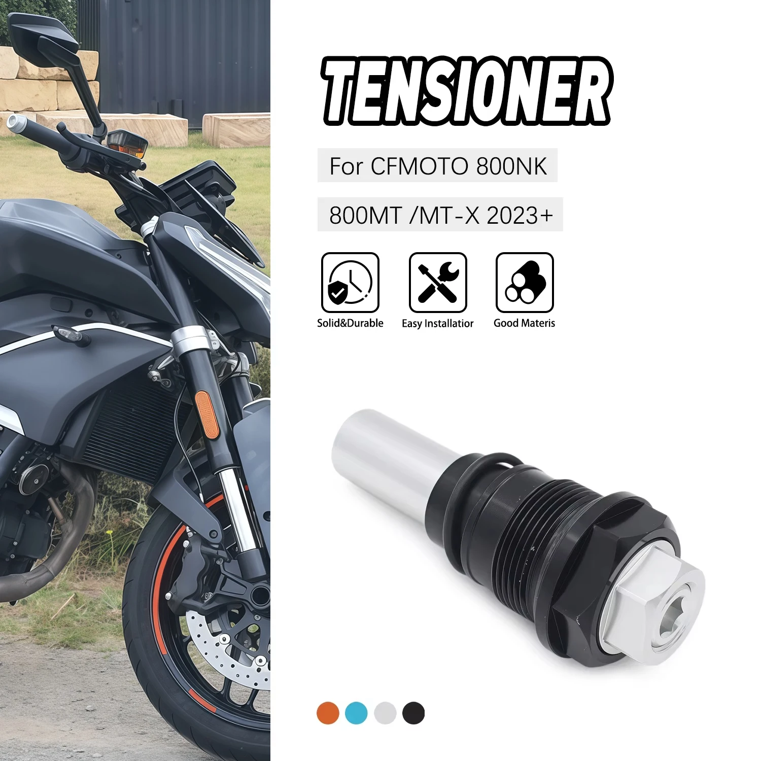 Accessories moto Manual Timing Cam Chain Tensioner Adjuster For CFMOTO 800NK 800MT 800MT-X For Kove 800X Rally 2023+
Accessories moto Manual Timing Cam Chain Tensioner Adjuster For CFMOTO 800NK 800MT 800MT-X For Kove 800X Rally 2023+