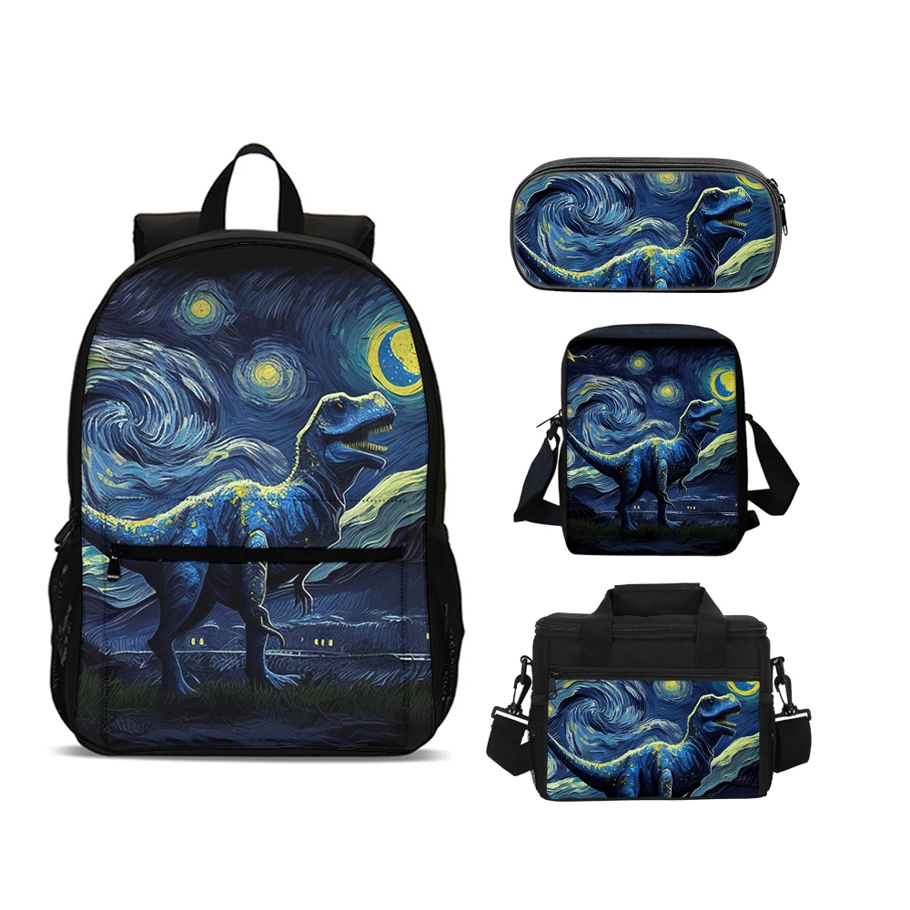 Jurassic Dinosaur Schoolbag Backpack Lunch Bag Pencil Case Set Gift for Kids Students
Jurassic Dinosaur Schoolbag Backpack Lunch Bag Pencil Case Set Gift for Kids Students