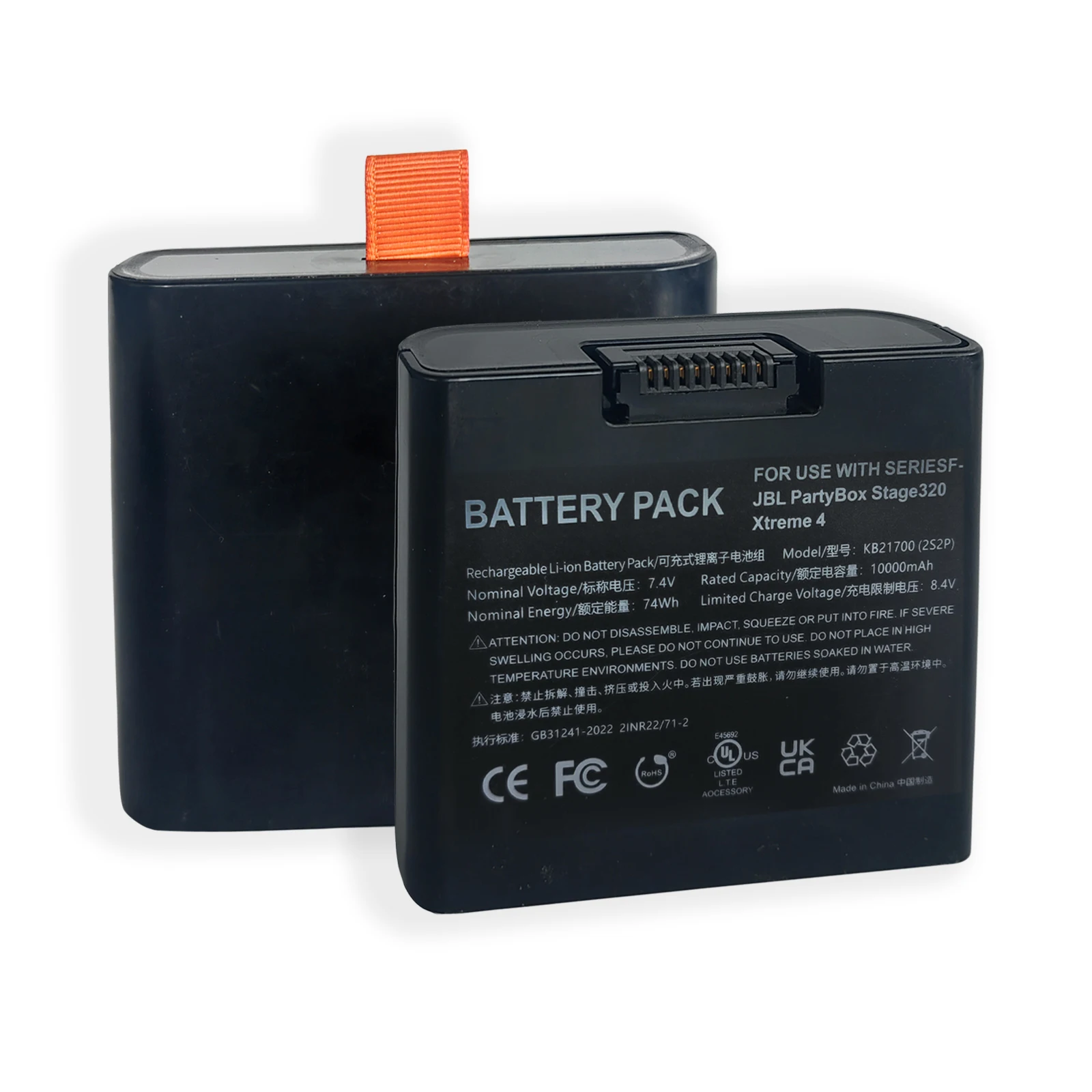 For JBL Battery 400 Compatible with JBL PartyBox Stage 320 Xtreme 4 Wireless Bluetooth Portable Speaker Only 10000mAh 7.4V
For JBL Battery 400 Compatible with JBL PartyBox Stage 320 Xtreme 4 Wireless Bluetooth Portable Speaker Only 10000mAh 7.4V