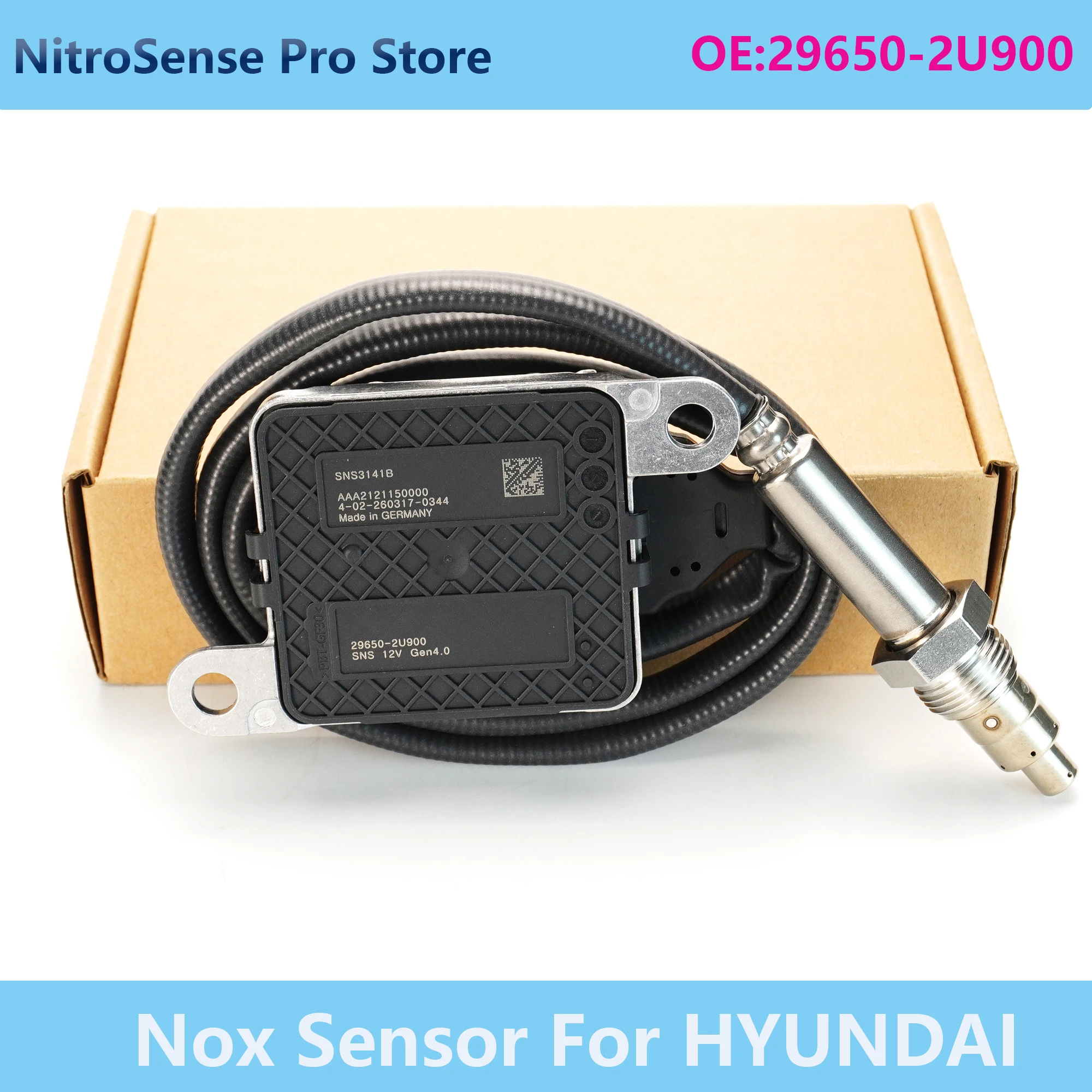 29650-2U900 Nitrogen Oxygen NOx Sensor For Hyundai KIA 1.6 CRDI 21 22 23R 296502U900 SNS3141D AAA9263030000
29650-2U900 Nitrogen Oxygen NOx Sensor For Hyundai KIA 1.6 CRDI 21 22 23R 296502U900 SNS3141D AAA9263030000