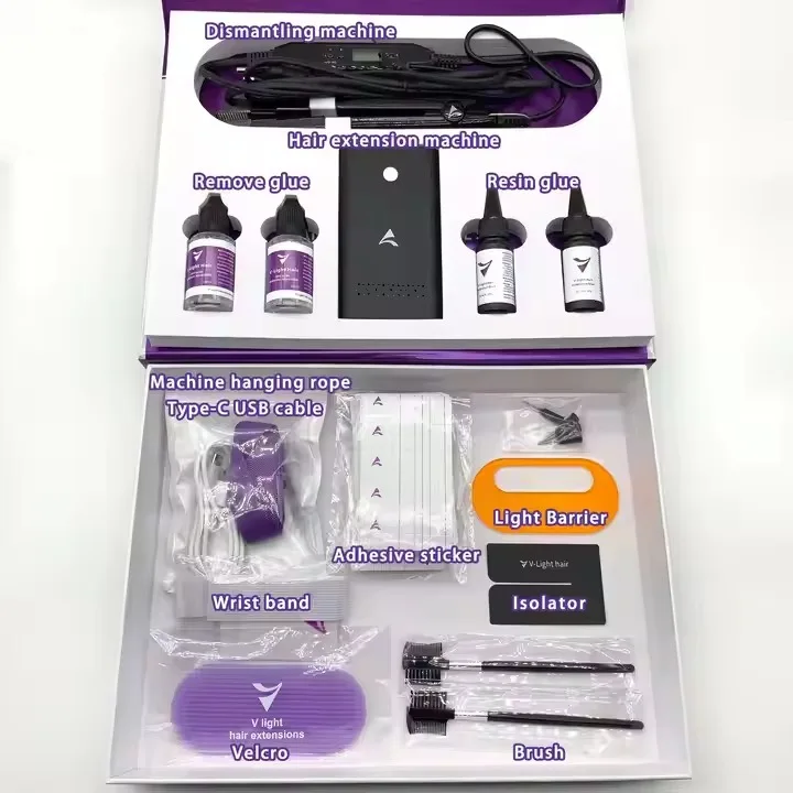 V-Light Hair Extension Set Technology Wig Hair Piece Real Hair Fast Grafting Tool Firm and Traceless tape Hair Extension Tools
V-Light Hair Extension Set Technology Wig Hair Piece Real Hair Fast Grafting Tool Firm and Traceless tape Hair Extension Tools