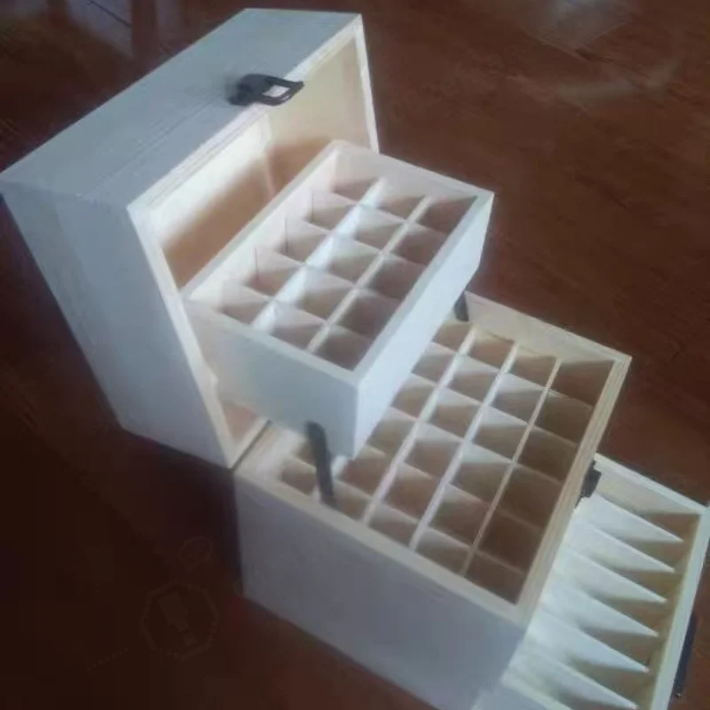 TOP 59 Grid Wooden Essential Oil Storage Box, 3 Tier Space Saving Organizer, Multi-Tray Display Case for Perfume Nail Polish
TOP 59 Grid Wooden Essential Oil Storage Box, 3 Tier Space Saving Organizer, Multi-Tray Display Case for Perfume Nail Polish