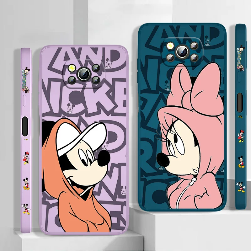 Fashion Disney Mickey Minnie For Xiaomi POCO F3 X4 X3 NFC GT X2 C31 C3 M2 M3 M4 Pro Liquid Left Rope Silicone Phone Case Cover
Fashion Disney Mickey Minnie For Xiaomi POCO F3 X4 X3 NFC GT X2 C31 C3 M2 M3 M4 Pro Liquid Left Rope Silicone Phone Case Cover