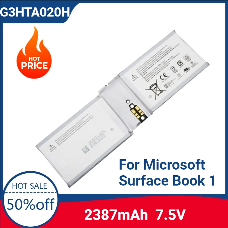 New High-quality 7.5V 18Wh 2387mAh New G3HTA044H Battery for Microsoft Surface Book 2 G3HTA020H DAK822470K CR7-00005 13.5inch
New High-quality 7.5V 18Wh 2387mAh New G3HTA044H Battery for Microsoft Surface Book 2 G3HTA020H DAK822470K CR7-00005 13.5inch