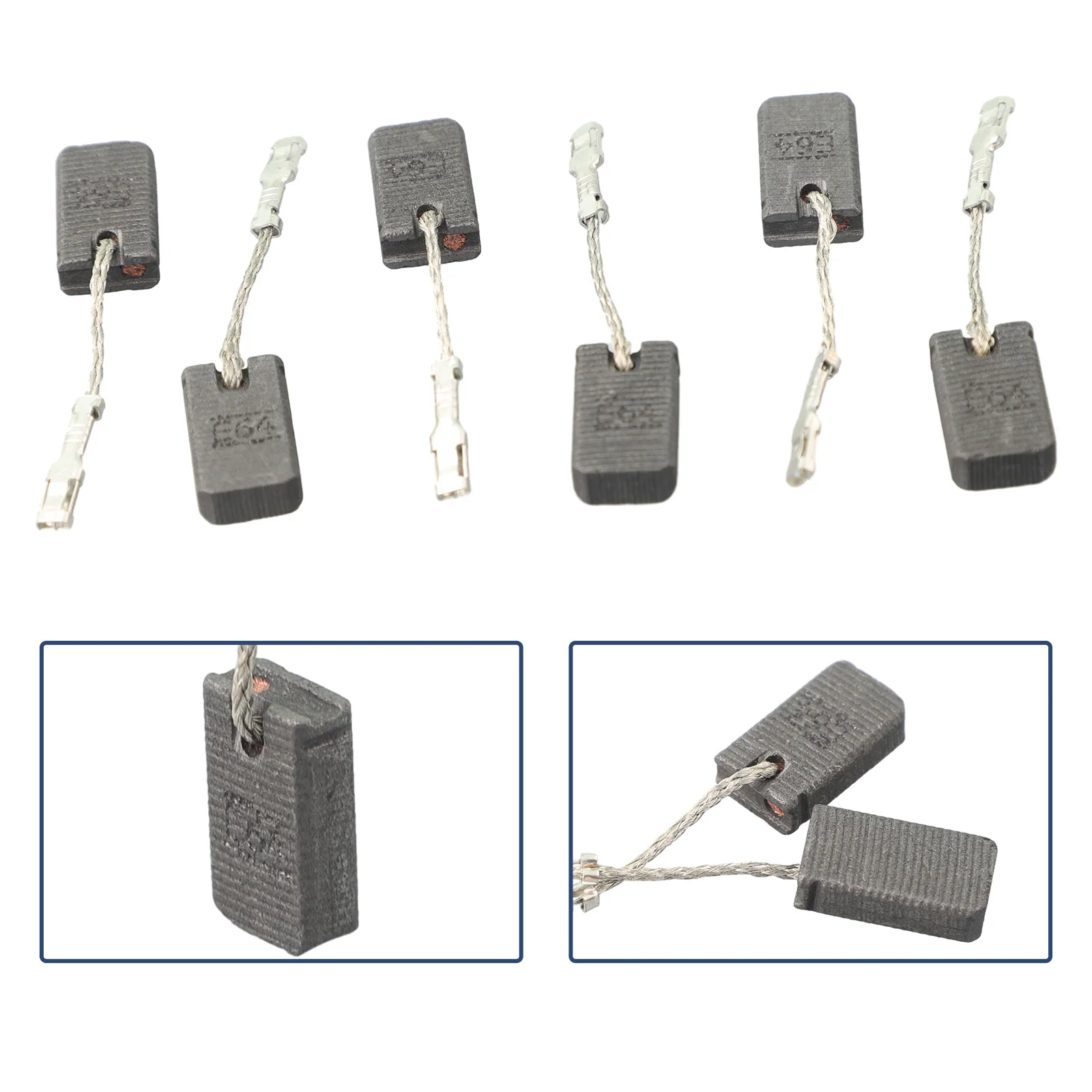 6 Pcs Carbon Brush Power Tools For 1200W Angle Grinder GWS12-125S/GWS12-150SE64 Self-Stop 6X10X17 Power Tool Accessories
6 Pcs Carbon Brush Power Tools For 1200W Angle Grinder GWS12-125S/GWS12-150SE64 Self-Stop 6X10X17 Power Tool Accessories