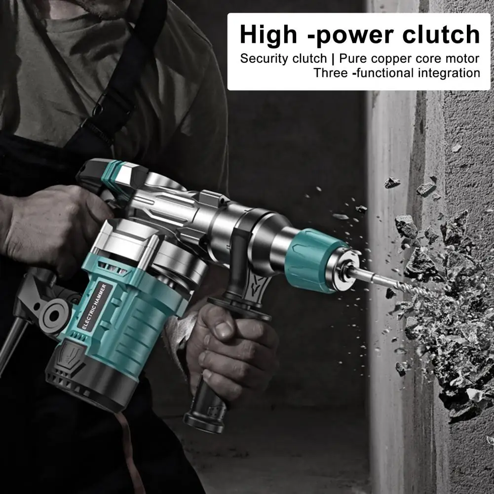 3-in-1 Heavy Duty 13Amp Rotary Hammer Drill | 1-1/4" Max Bit Capacity | Safety Clutch, 4 Functions & Variable Speed | Includes C
3-in-1 Heavy Duty 13Amp Rotary Hammer Drill | 1-1/4" Max Bit Capacity | Safety Clutch, 4 Functions & Variable Speed | Includes C