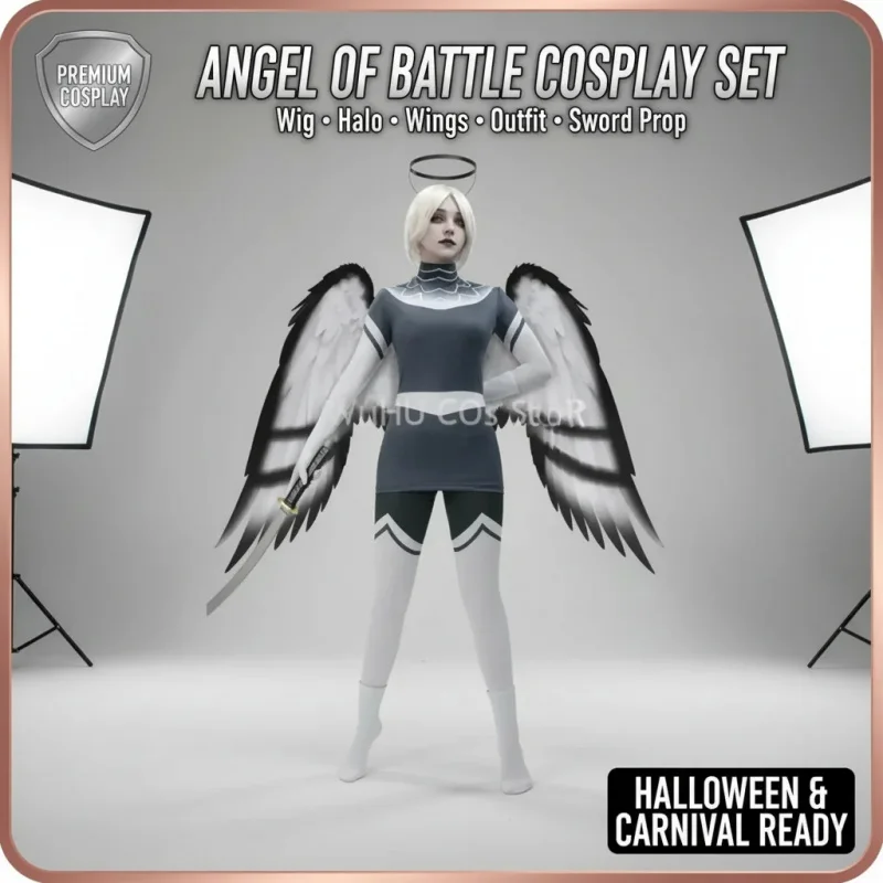 ☎TDA Angel Lute Wig Halo Cosplay Costume for Women Halloween Party Silver Color☎
☎TDA Angel Lute Wig Halo Cosplay Costume for Women Halloween Party Silver Color☎
