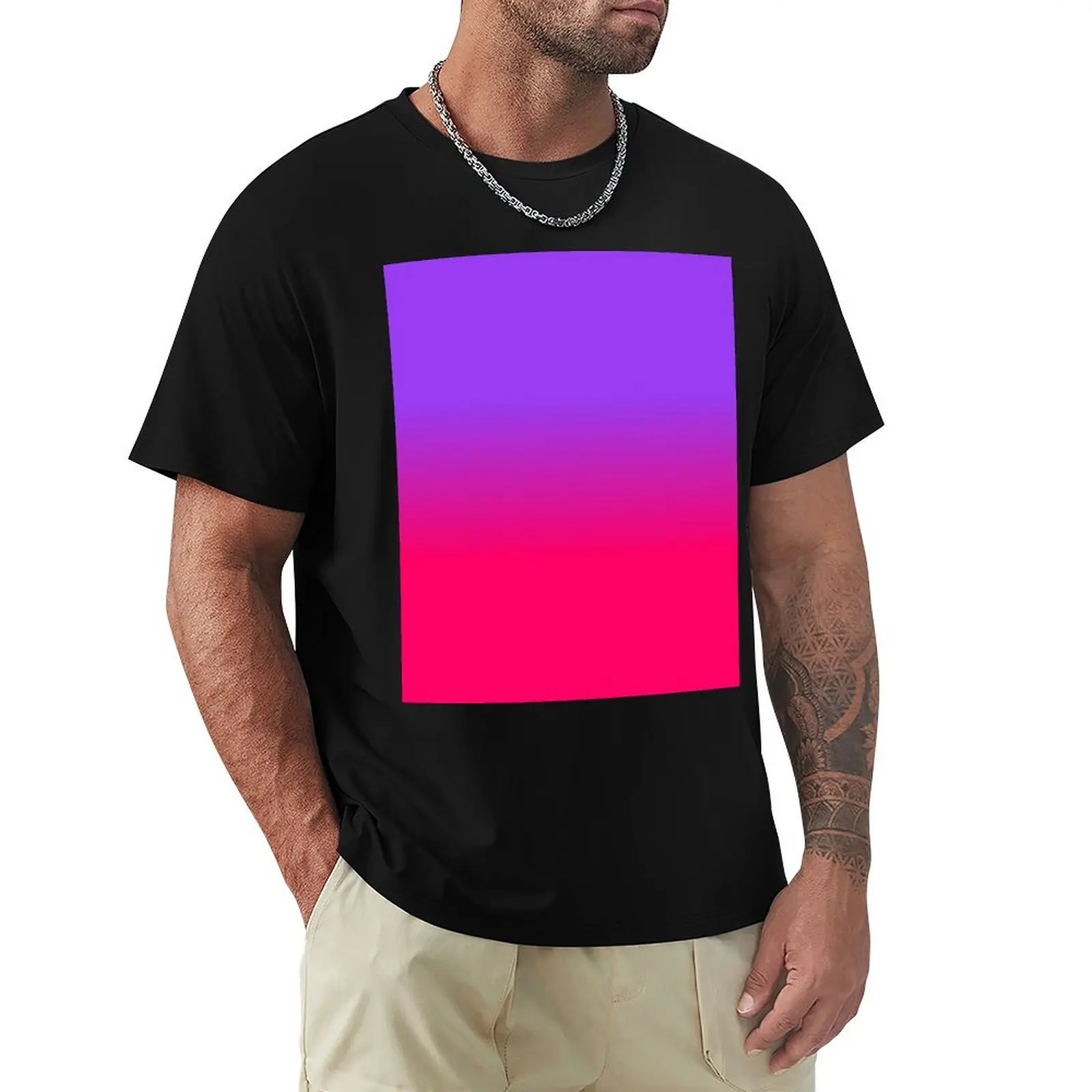 Neon Purple and Neon Pink Ombre Shade Color Fade T-Shirt shirts graphic Man t-shirt anime stuff slim fit t shirts for men
Neon Purple and Neon Pink Ombre Shade Color Fade T-Shirt shirts graphic Man t-shirt anime stuff slim fit t shirts for men