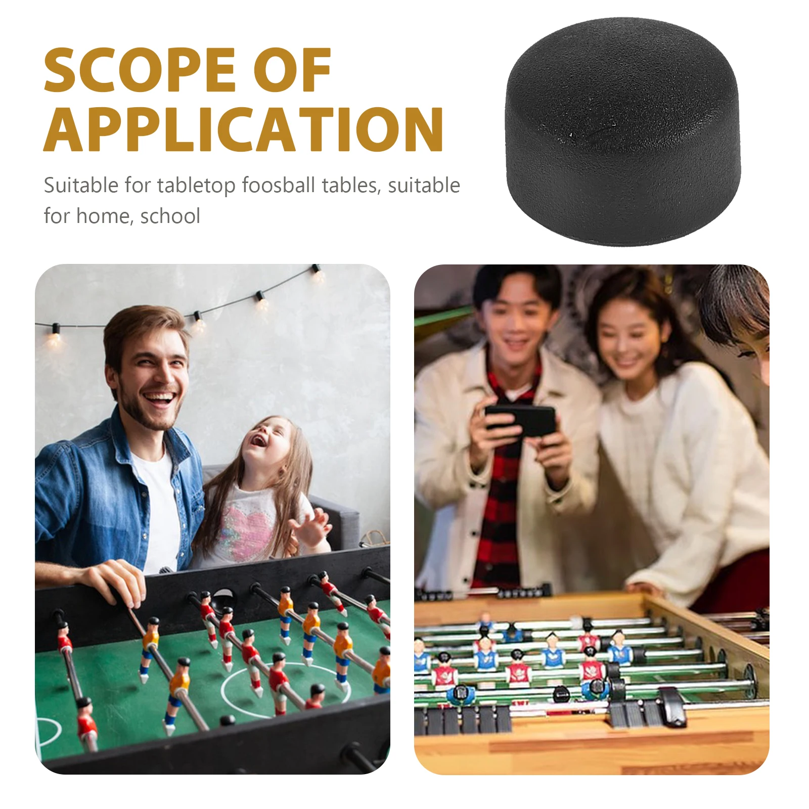 20pcs Foosball Table Rod Caps 12.7Mm Black Plastic End Tip Covers Replacement Childsafe Design Easy Install Lightweight Portable
20pcs Foosball Table Rod Caps 12.7Mm Black Plastic End Tip Covers Replacement Childsafe Design Easy Install Lightweight Portable