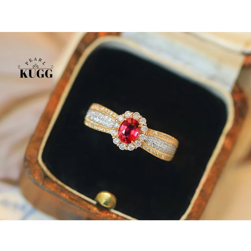 KUGG 100% кольца из белого + желтого золота 18 карат, винтажное кольцо в дворцовом стиле с блестящими бриллиантами и натуральным рубином для женщин, ювелирные изделия с высоким драгоценным камнем
KUGG 100% кольца из белого + желтого золота 18 карат, винтажное кольцо в дворцовом стиле с блестящими бриллиантами и натуральным рубином для женщин, ювелирные изделия с высоким драгоценным камнем