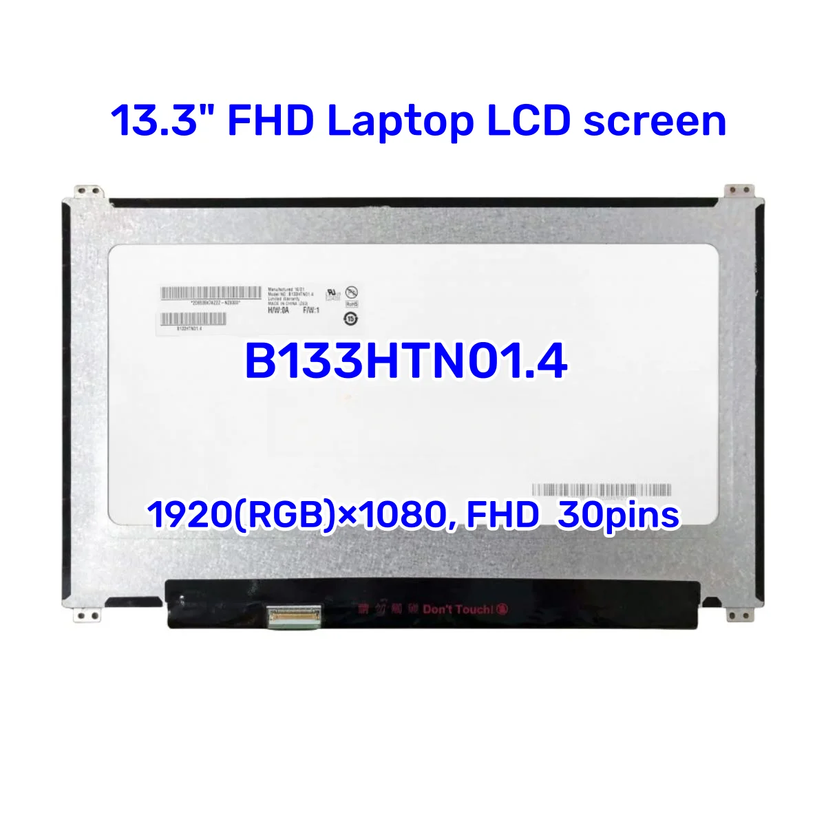 13,3-дюймовый матовый ЖК-экран 1920X1080 FHD B133HTN01.4 Матрица для ноутбука Asus UX310U
13,3-дюймовый матовый ЖК-экран 1920X1080 FHD B133HTN01.4 Матрица для ноутбука Asus UX310U
