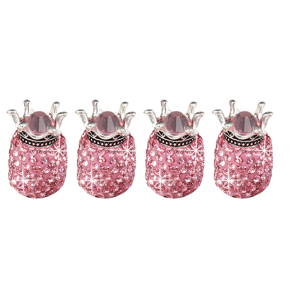 4 pcs Crown Shape Car Tires Valve Cover Diamond Cap Shining Rhinestone Dustproof Gas Leak Motorcycle Bicycle Tire Stem Nozzle
4 pcs Crown Shape Car Tires Valve Cover Diamond Cap Shining Rhinestone Dustproof Gas Leak Motorcycle Bicycle Tire Stem Nozzle