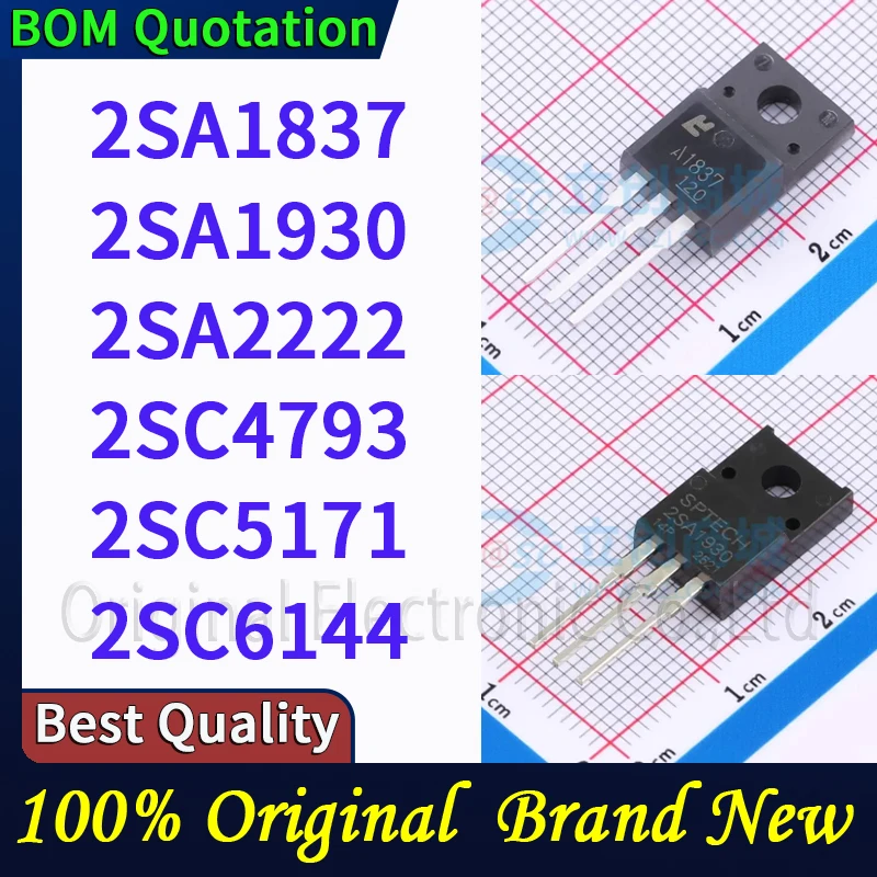 5pcs/lot 2SA1837 2SA1930 2SA2222 2SC4793 2SC5171 2SC6144 In stock Original High quality
5pcs/lot 2SA1837 2SA1930 2SA2222 2SC4793 2SC5171 2SC6144 In stock Original High quality