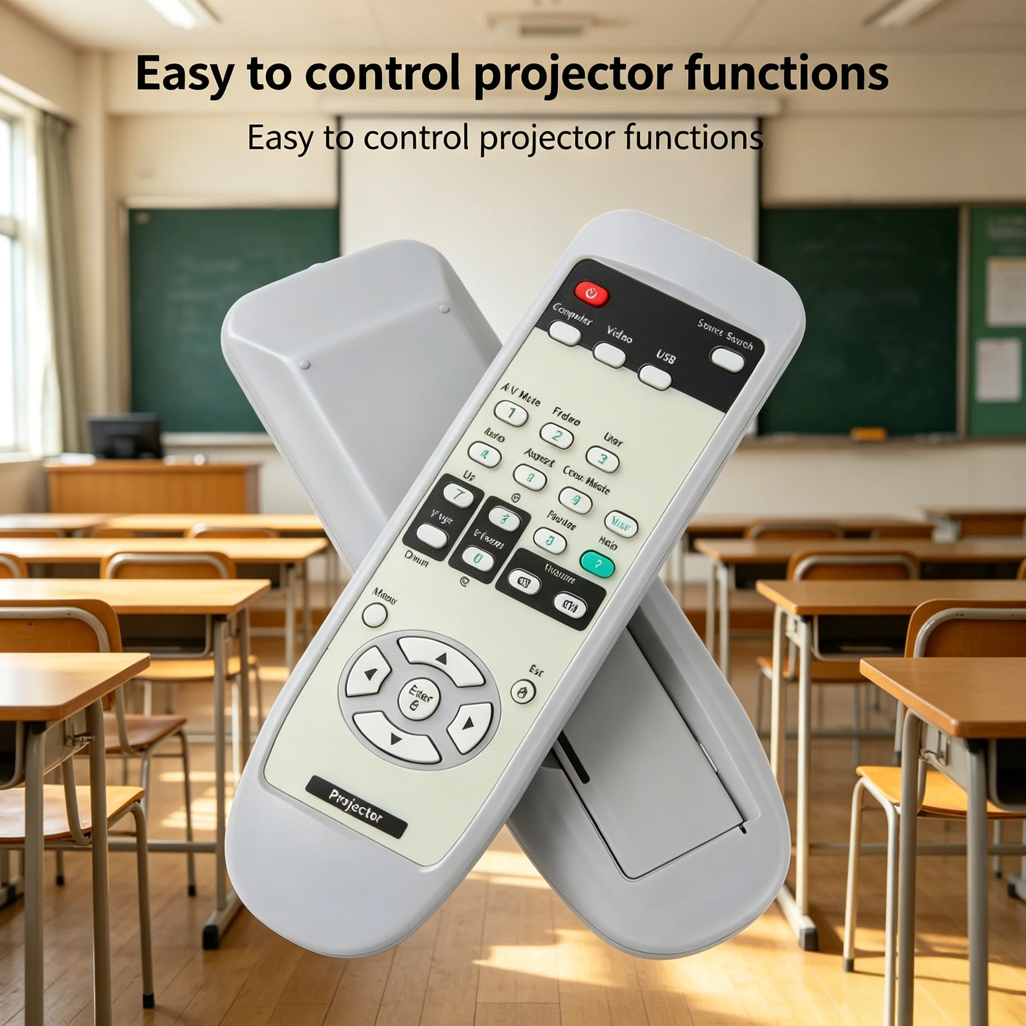 Remote Control for Epson Projector EB-C05S Compatible with EB-C215S EB-C45W EB-C50W Replacement Controller
Remote Control for Epson Projector EB-C05S Compatible with EB-C215S EB-C45W EB-C50W Replacement Controller