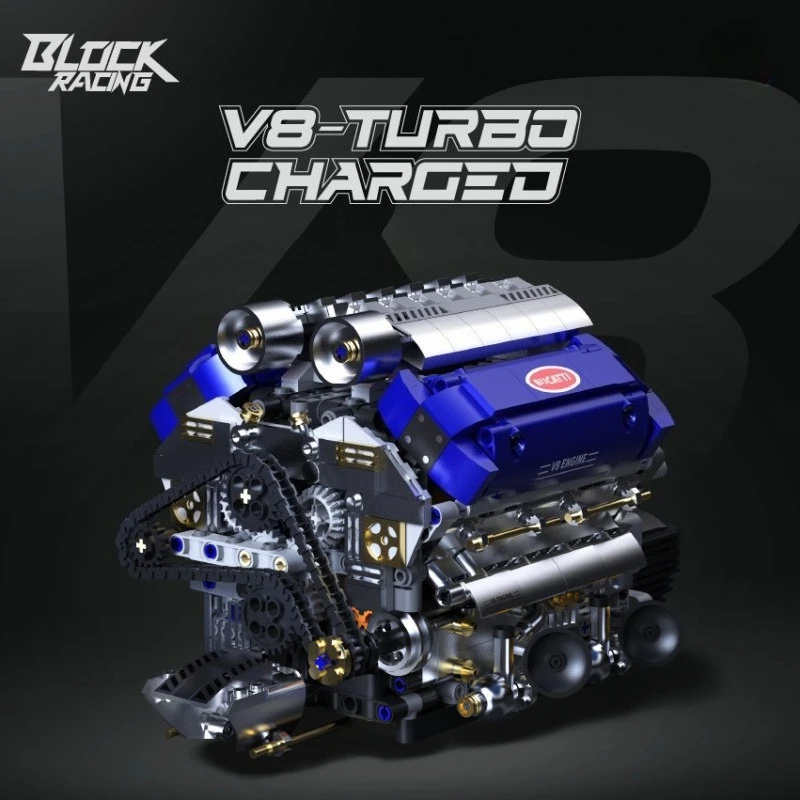 1289PCS Racing Electric V8 Mechanical Engine Building Blocks Toys Car Parts Model Assembled Desktop Ornament Birthday Gift
1289PCS Racing Electric V8 Mechanical Engine Building Blocks Toys Car Parts Model Assembled Desktop Ornament Birthday Gift